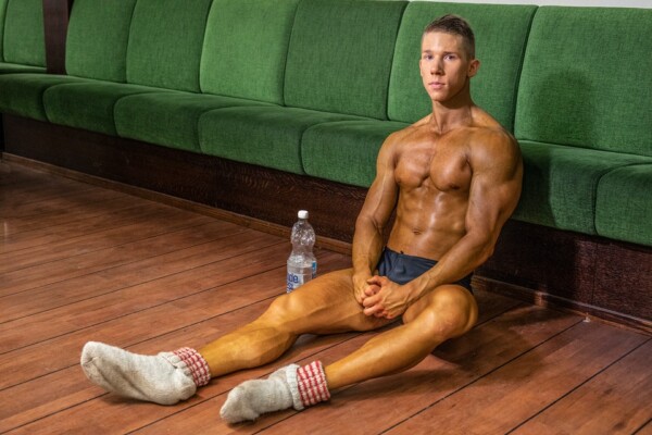 Ville Resting After Competing - Turku, Finland