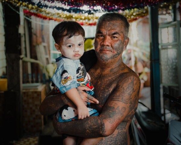 Tattooed Grandfather - Bangkok, Thailand