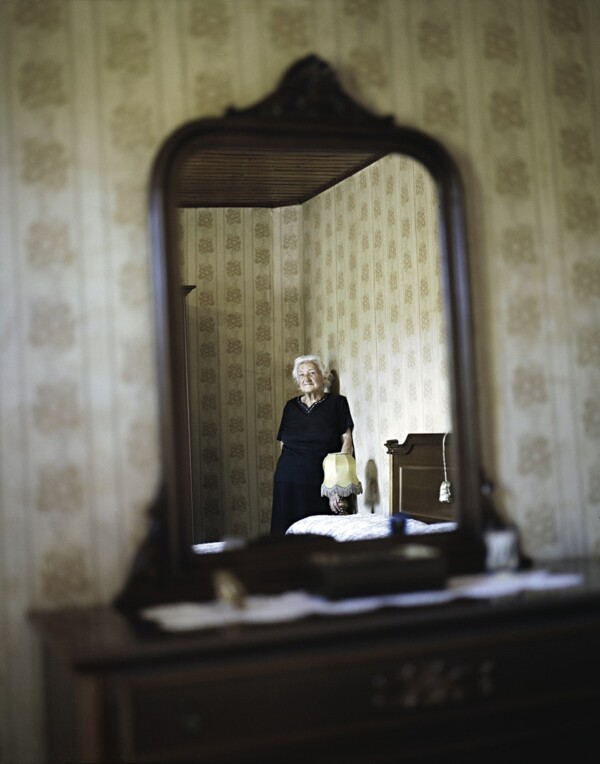 Nunzia, 96, at her home in Garfagnana, Italy.