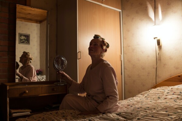 Grandma with Hair Rollers