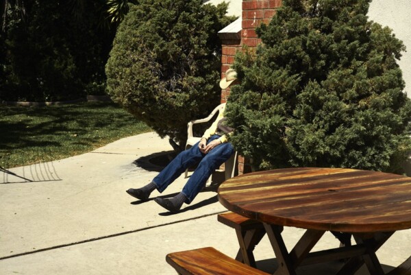 Dad Sleeping in the Sun