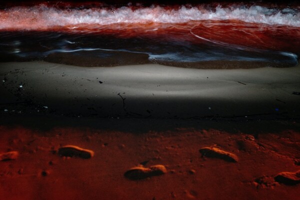 Sampo Beach at Night in Goseong-gun, Gangwon-do, SK