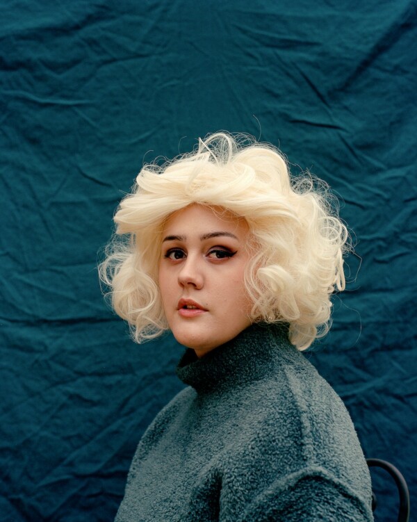 Gaëlle in the Marilyn Wig