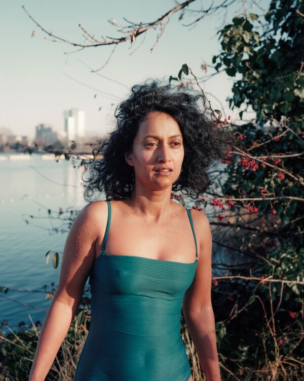 Rana after a winter swim