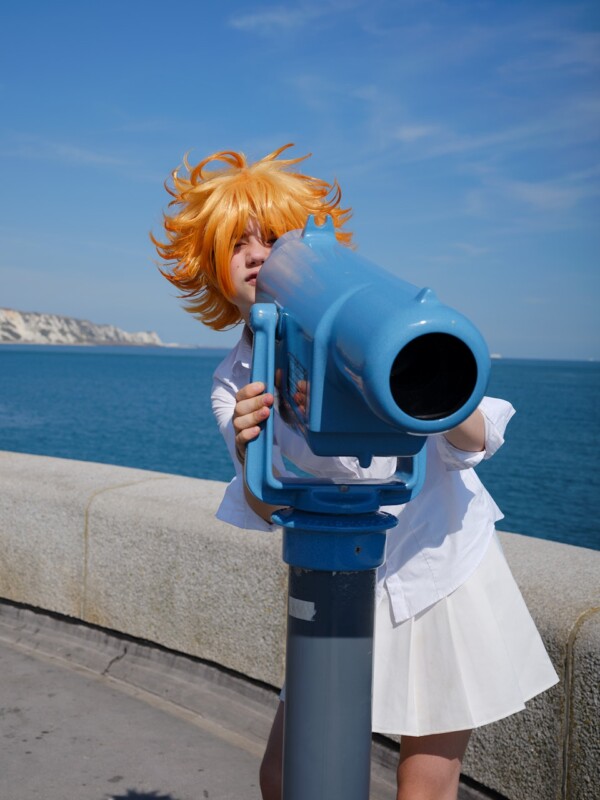 Tallulah and the white cliffs of Dover