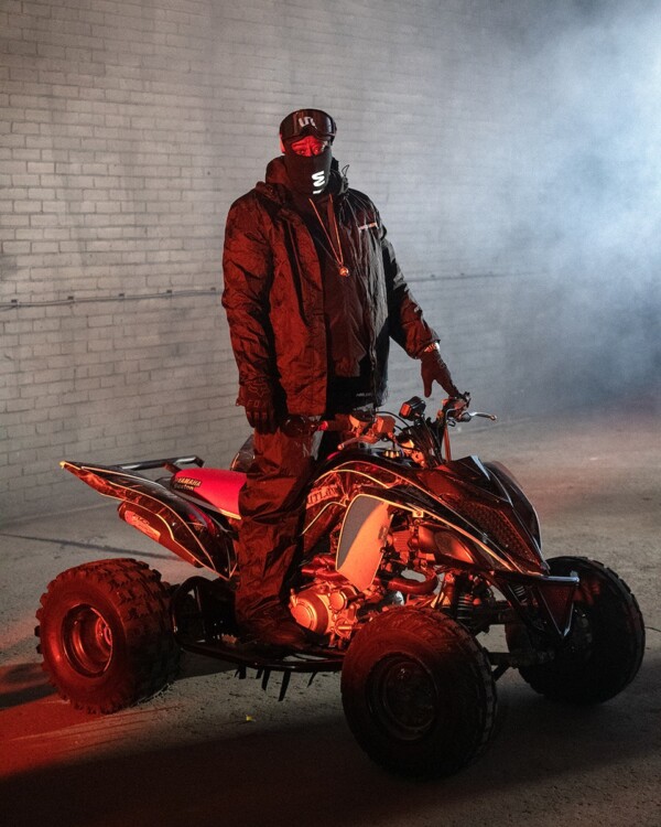 Anton on a Quad bike